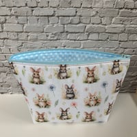 Image 2 of Rabbit Makeup Bag (Blue Zip) - Limited Edition
