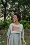 Top gilet geometrico torre 
