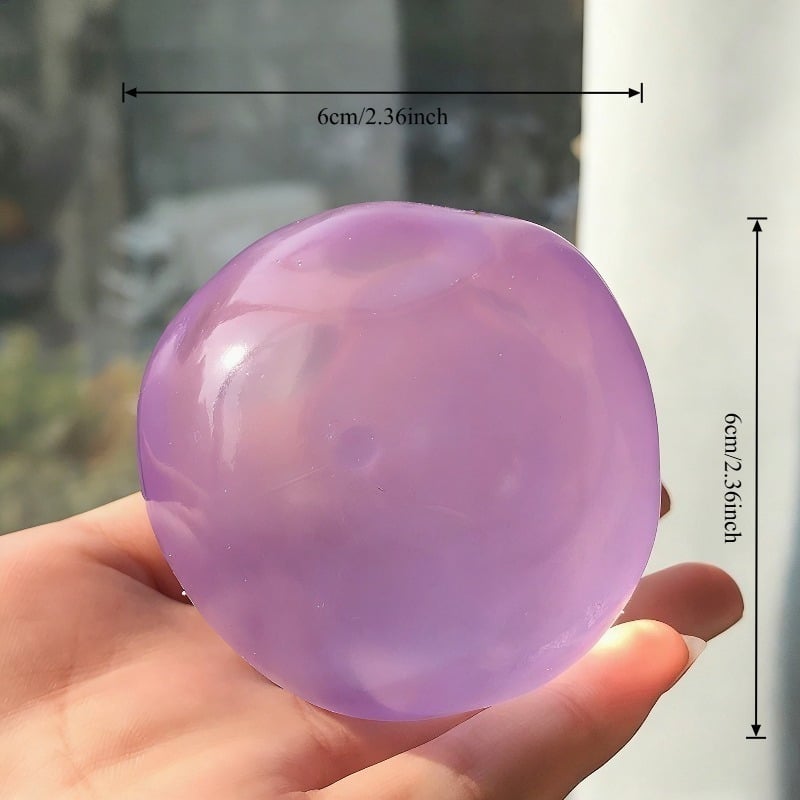 Image of Squishy Plasticity Mochi Fidget Toys Transparency Coconut Oil Maltose Squeeze Toy Funny Anti-stress 