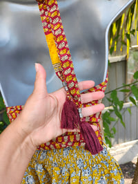 Image 5 of Myla Tassel Top - Brown Rust cream