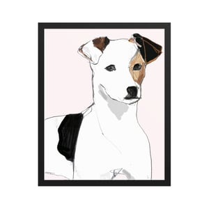 Image of JACK RUSSEL FRAMED ART