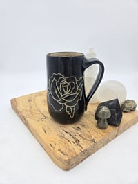Image 1 of Black Rose Mug