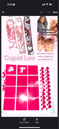 Image 1 of Custom 💖 Airbrush Stencils #3