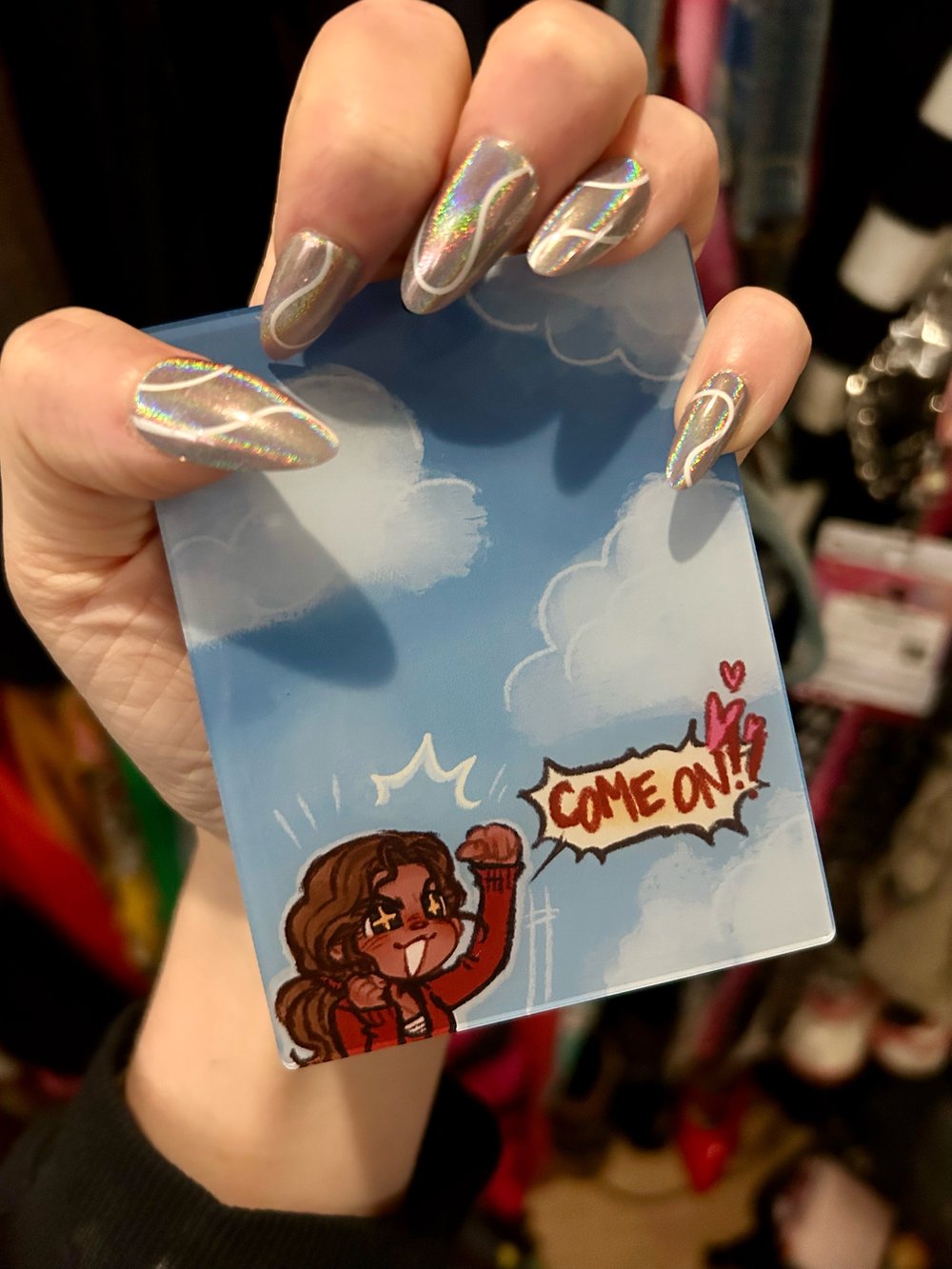 Spinning 3in Challengers Court Charm