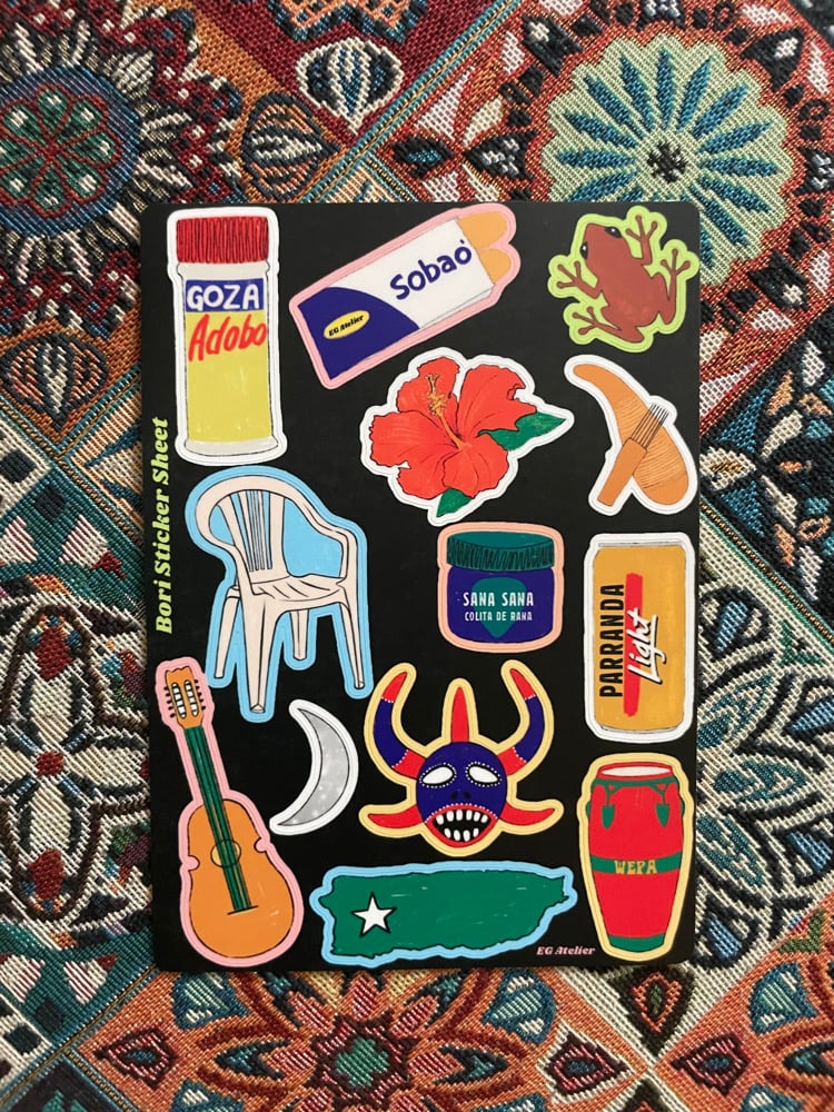 Image of Bori Sticker Sheet