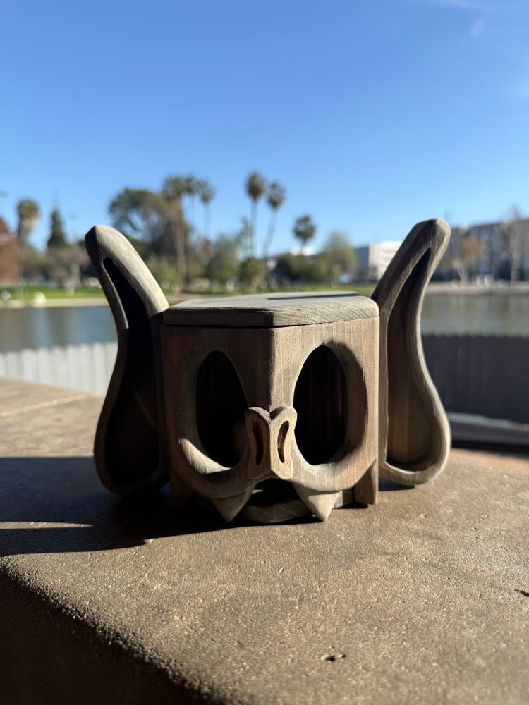 Image of Rustic stain Bat Lanter