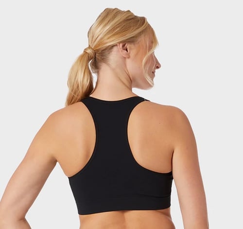 Image of Deuces Fly Black Sports Bra
