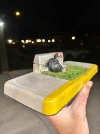 Image 3 of Sidewalk with diy curb ledge