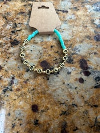 God Problems message bracelet 