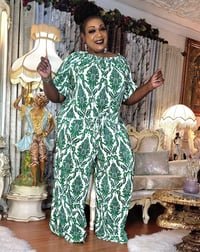Green palazzo set