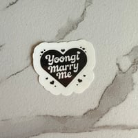 BTS SUGA 'Joongi Marry Me' sticker