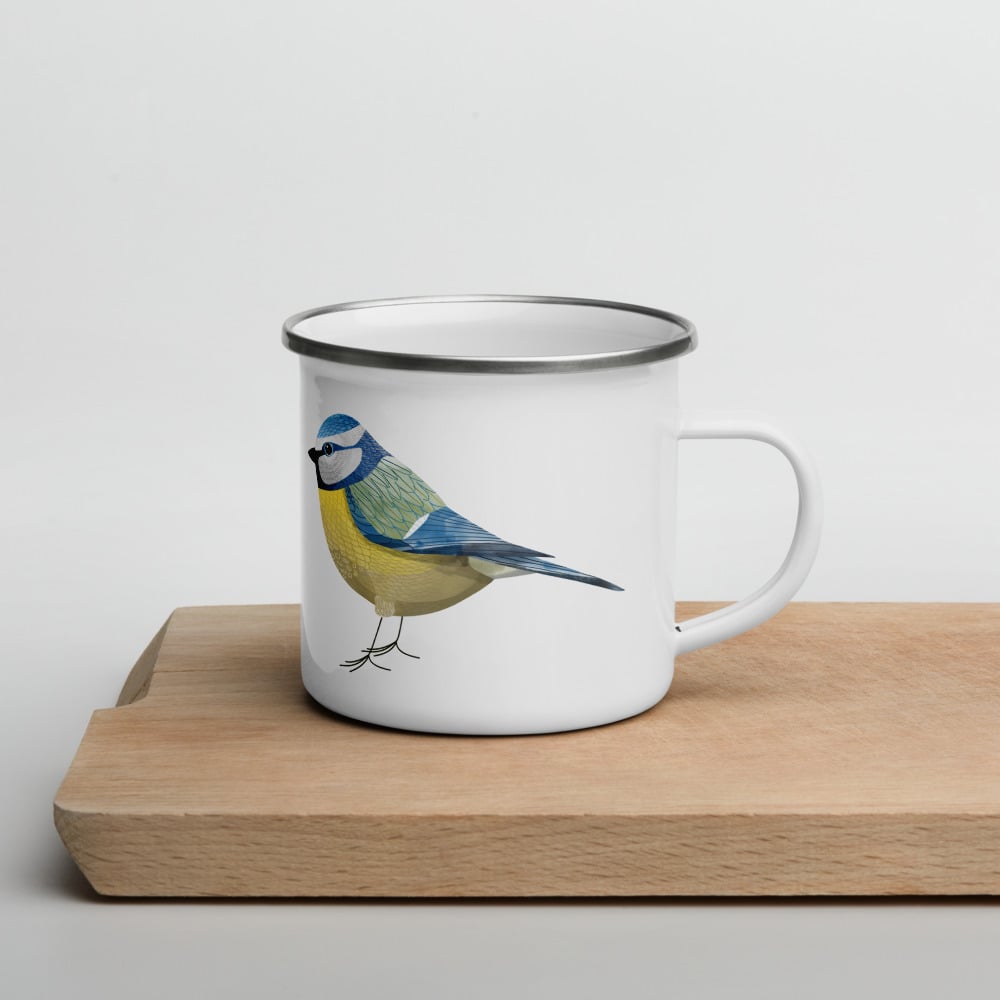 Enamel Mug: Blue Tit