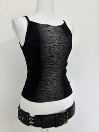 Image 2 of Vintage glitter top // S