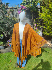 Image 2 of Amara Wrap dress - mustard 10-16 uk