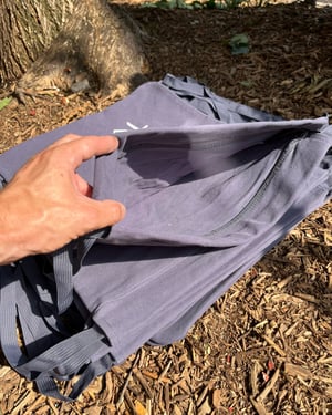 Image of Denim “Scratch” Backpack