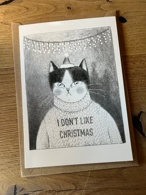 Image of XL Cristmas Card "I Don't Like" Set Of 2