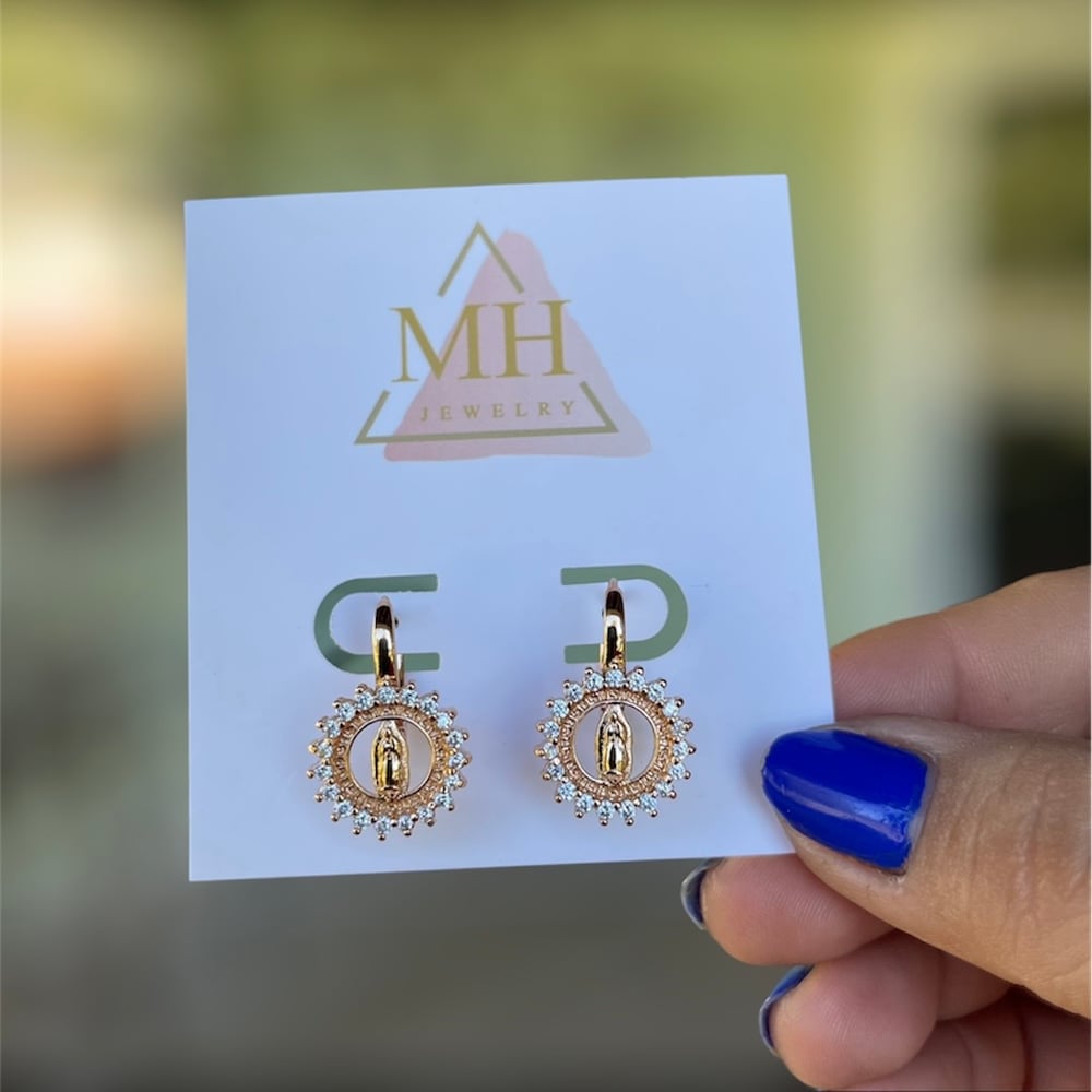 Virgencita De Guadalupe Higgie earrings