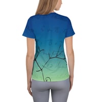 Image 3 of Darwin Thinks Fitted Athletic T-shirt