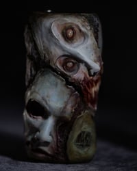 Image 16 of Face Off collectible Bic lighter sleeve, original sculpt, functional art OOAK