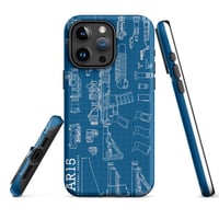 Image 1 of AR15 BLUE Tough Case for iPhone®