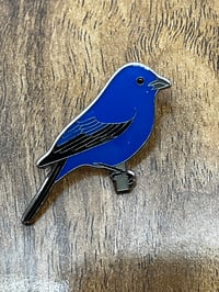 Image 2 of Indigo Bunting - No.166 - UK Birding Pins