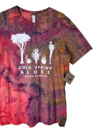 Image 2 of ♻️ UPCYCLED M Unisex Santa Barbara Graphic Tee in Watercolor Ice Dye