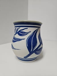 Image 3 of Cup 2 - Cobalt Leaves