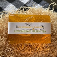 Image 1 of Lemongrass Green Tea Honeybee Glycerin Soap