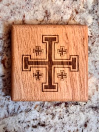 Image 2 of Jerusalem Cross Coaster