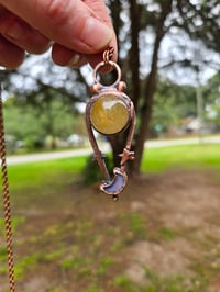 Image 3 of Electroformed crystal ball necklace 02