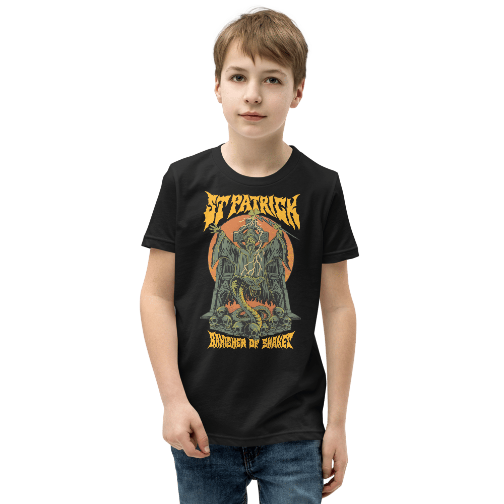 Image of St Patrick Banisher of Snakes Boys Youth T-Shirt