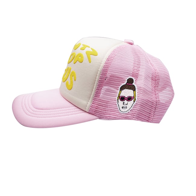 Hüntz Chop Pink Yellow Trucker Hat