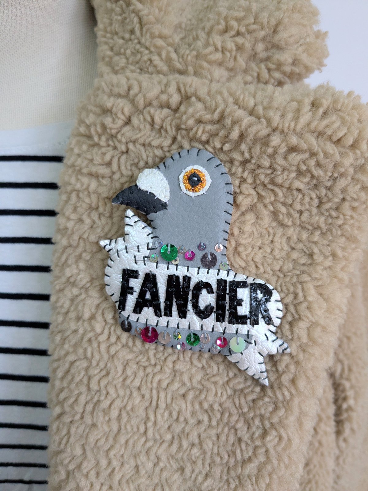 Image of Pigeon Fancier Brooch