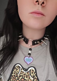 Image 1 of Goth Spike Choker 