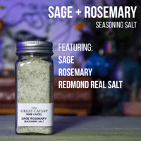 Image 1 of Sage + Rosemary Seasoned Salt