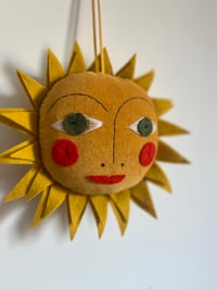 Image 1 of Gold Hanging Sun Charm 2