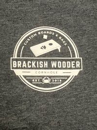 Image 4 of Brackish Wooder Cornhole T-Shirt