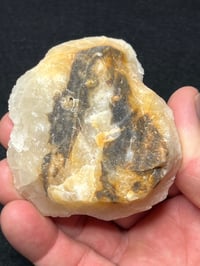 Image 6 of QR Code Fluorite On Druzy Quartz Matrix Specimen #2587