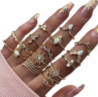 Image 1 of Ring Set 17 Pieces