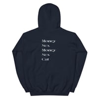 Image 4 of whitecatguy logo Hoodie