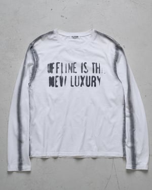 OFFLINE LONG SLEEVE TEE-WHITE (UNISEX)