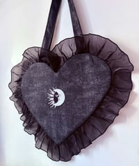 Image 1 of 🌙 Luna Veil Heart Tote