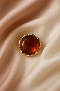 Image 2 of Amber Glow Vintage Stud Earrings