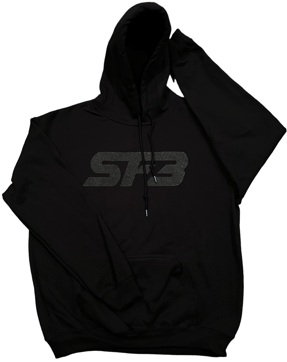 Sparkling All Black SF3 Hoodie/Crewneck