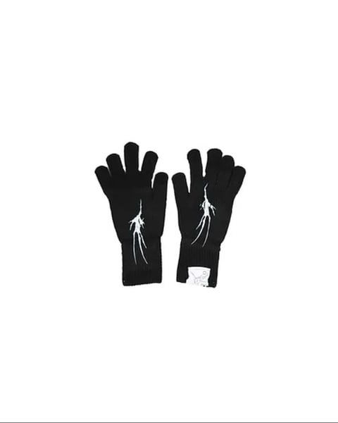 Image of ÒLĮNE - Ò Finger Gloves (Black)