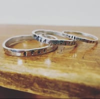 Image 3 of Silver Memento Ring Workshop 7/12/25