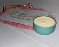 Flannel 7.5oz Small Teal Tin