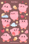 Kirby Sticker Sheets