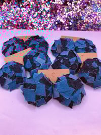 Patch Work Button Earrings