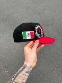 Image 5 of SHOP MULTI TONE GREEN BRIM MEXICO BASEBALL CUSTOM FITTED CAP